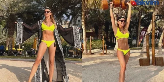 Ivana Sert, Bikinili Pozlarıyla Gençlere İlham Verdi!