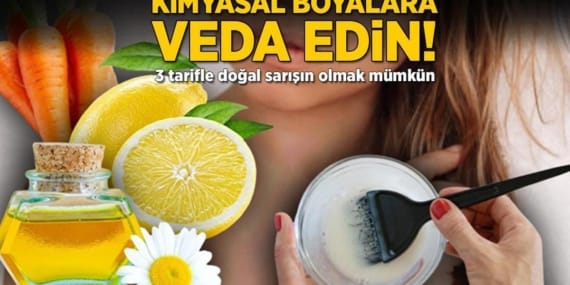 Doğal Sarışın Olmanın Sırrı: Kimyasal Boyalara Elveda!