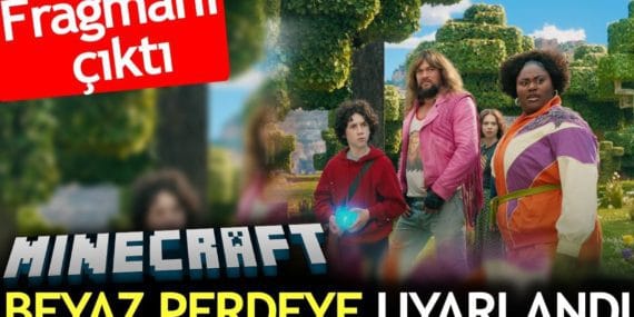 Minecraft beyaz perdeye uyarlandı. Fragmanı çıktı