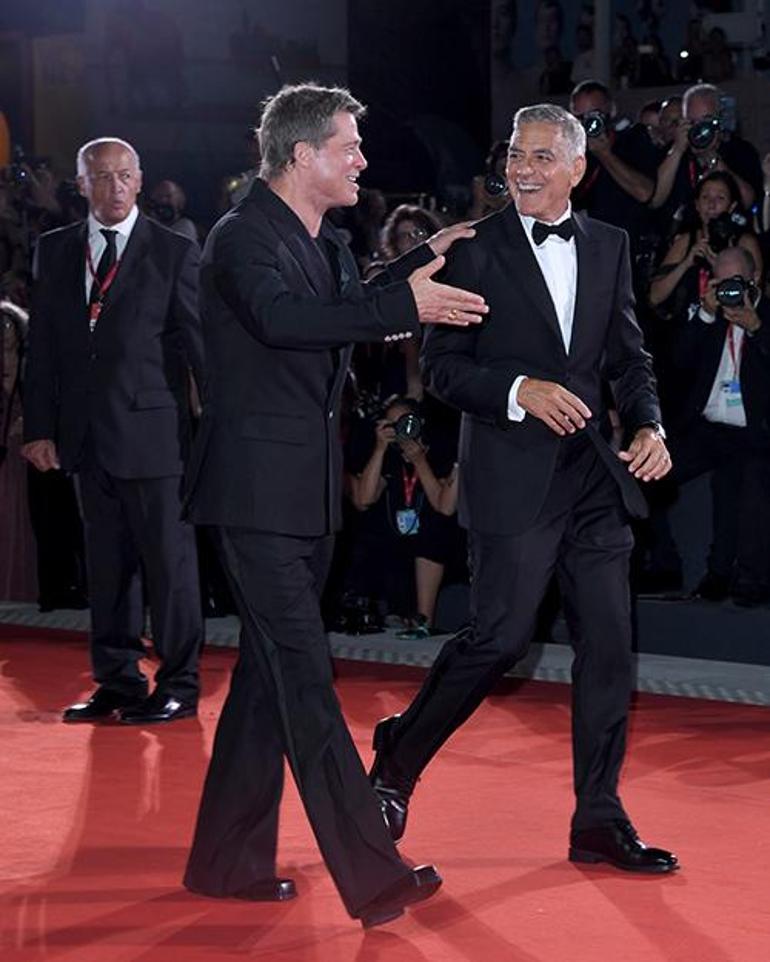 George Clooney ve Brad Pitt'in Venedik Film Festivali'ndeki Unutulmaz Anları