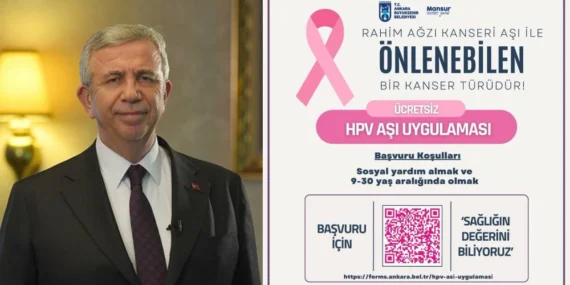 Ankara Büyükşehir Belediyesi’nden Ücretsiz HPV Aşısı Uygulaması Başladı