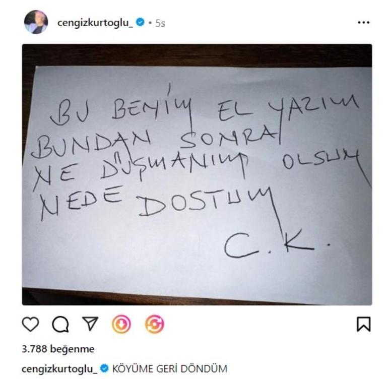 'Köyüme Geri Döndüm'