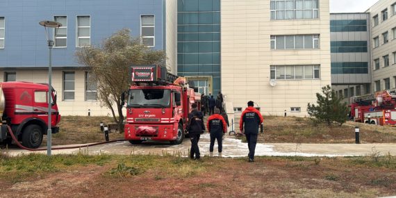 Kırklareli Üniversitesi’nde yangın