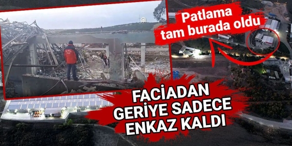 Balıkesir’deki fabrika faciasının ardından geriye sadece enkaz kaldı