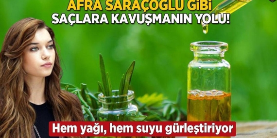 Afra Saraçoğlu’nun hiç vazgeçemediği saç rutini! Hem yağı hem suyu gürleştiriyormuş